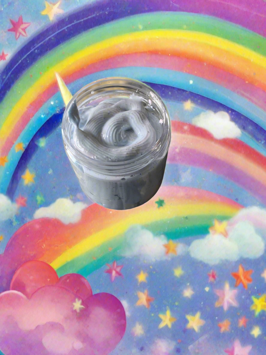 Unicorn wishes body scrub
